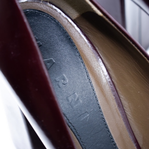 Marni Oxblood Block Heel - Picture 6 of 8